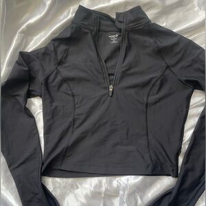 Gently Used Old Navy Powersoft Black Athletic Zip Up